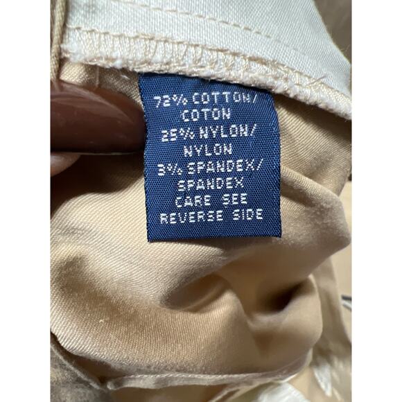 Vinage Ralph Lauren Sport Ankle Khaki Pants Womens Size 10 Made In Hong Kong - Picture 11 of 16